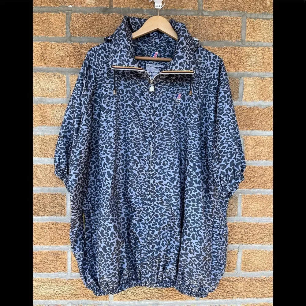 K-Way x Maje Limited Leopard Print Jacket small